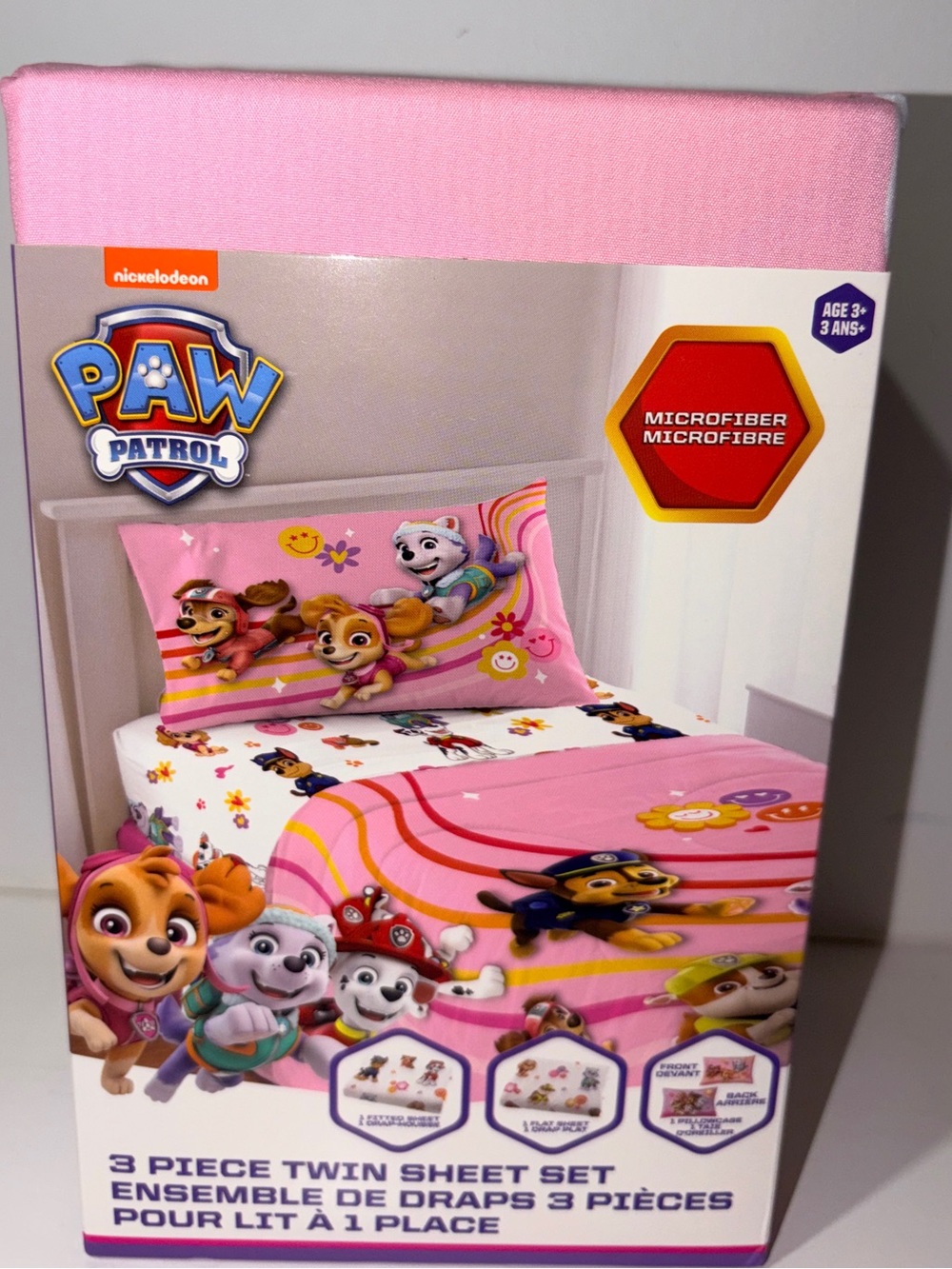 Paw Patrol Pawsome Fun Twin Sheet Set | Brand New